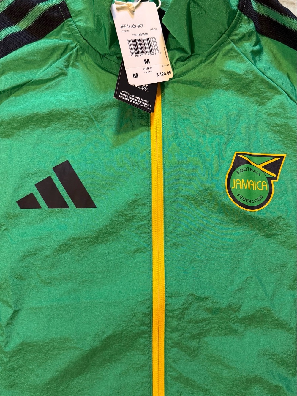 FIFA World Cup 2026 adidas Green Jacket Bob Marley edition Jamaica - Picture 2 of 6